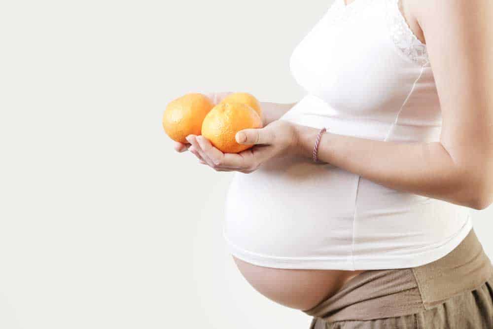 mandarinas y embarazo
